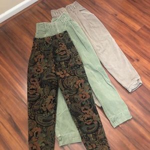 High Waisted Vintage Pants - Late 80s